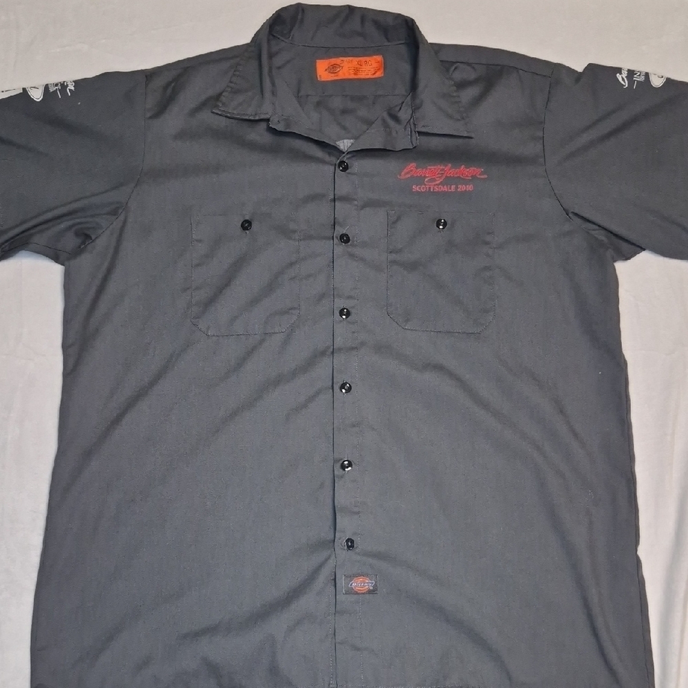 Barrett Jackson Auto Auction Dickies (Block Security) Button Down